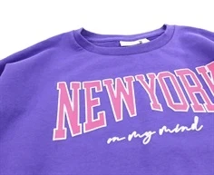 Name It purple corallities sweatshirt New York
